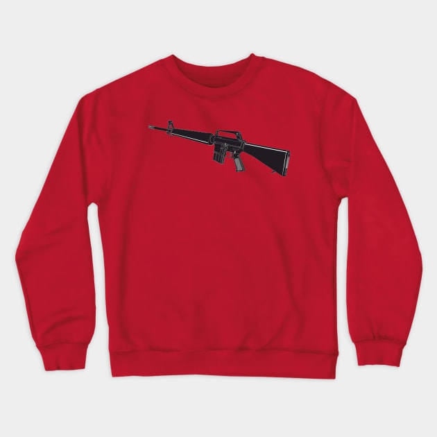 M16A1 and nothing extra Crewneck Sweatshirt by FAawRay